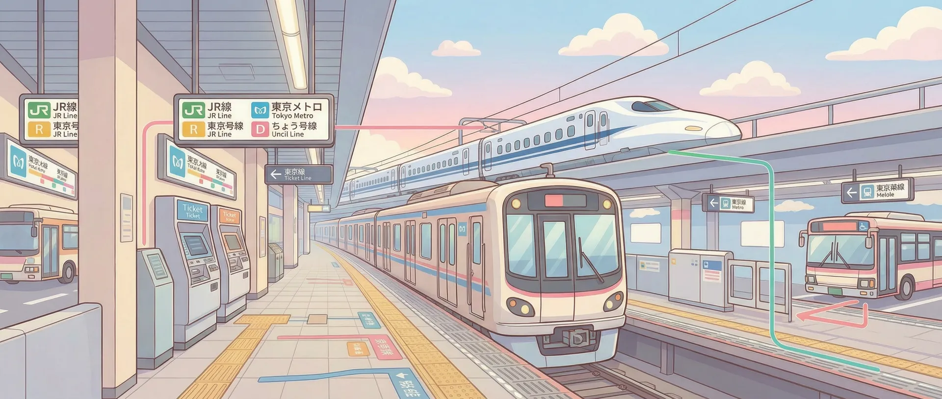 ¿Cómo funciona el transporte público en Japón?