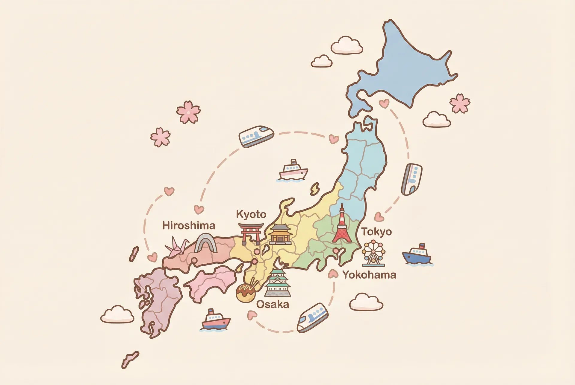 El Shinkansen: moverse entre ciudades grandes