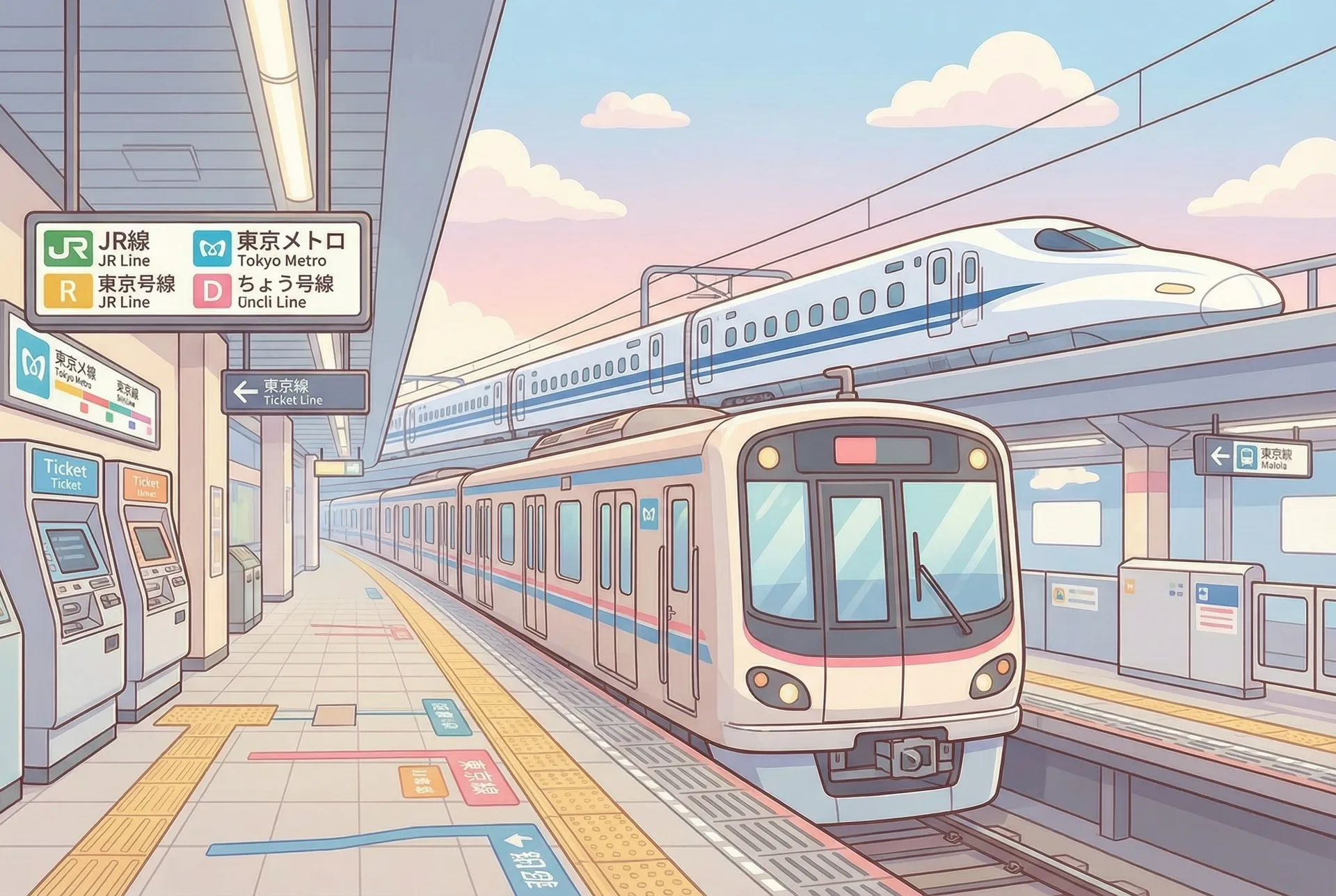 El transporte público en Japón puede imponer respeto